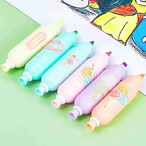 Cute Candy Shaped Highlighter - Colorful Stationery for School & Office