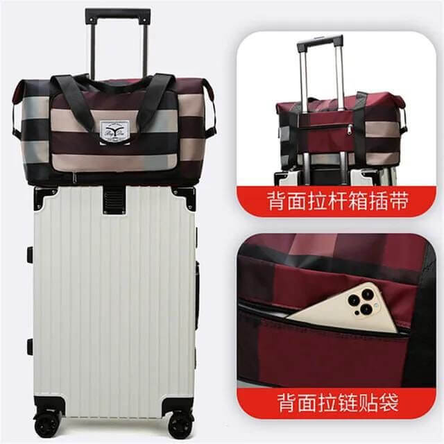 Foldable Girls College & University traveling High Quality Bag Made in China 🇨🇳*