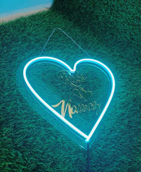 Custom Heart Name Neon Sign