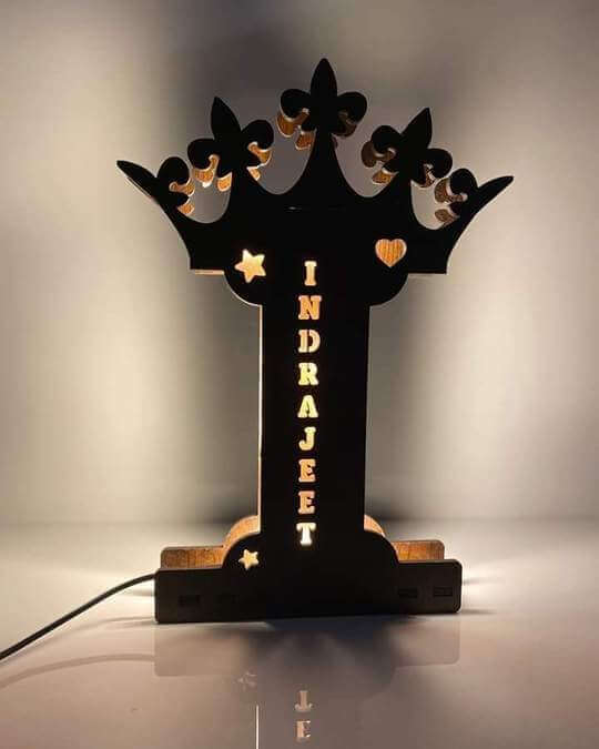 Single Word Table Lamp