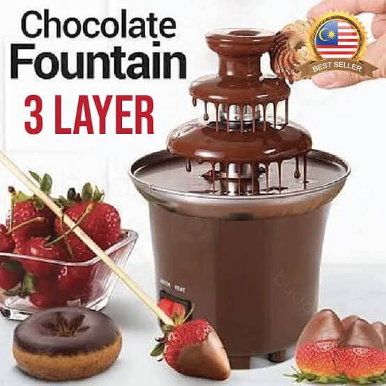 Chocolate fountain 3 layers