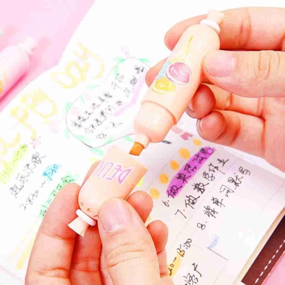 Cute Candy Shaped Highlighter - Colorful Stationery for School & Office